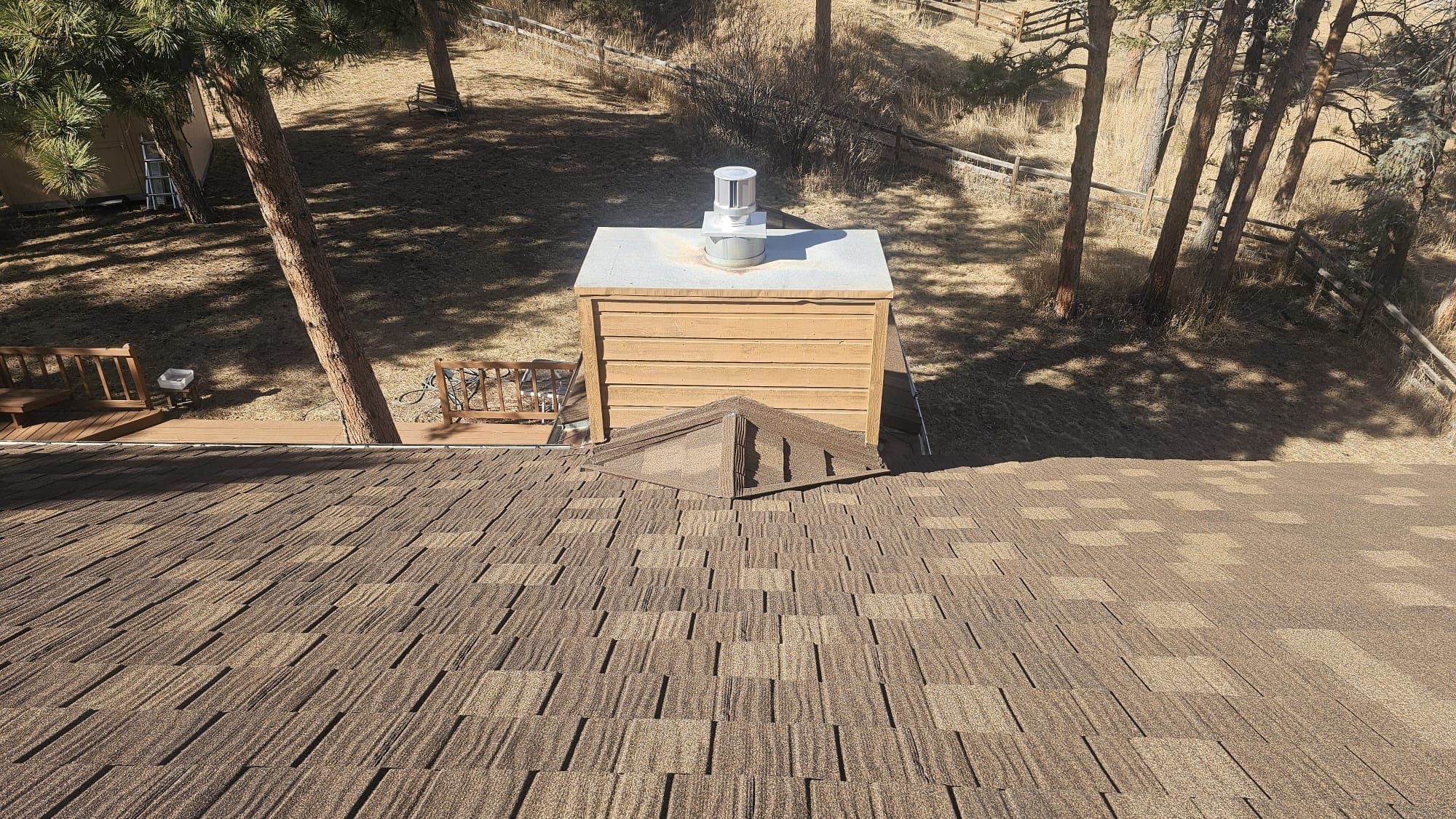 Stone-coated steel roofing on a Colorado home, Class 4 rated material